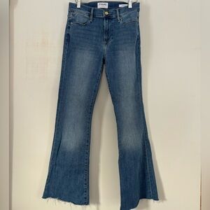 Size 27 Frame “Le High Flare” Jeans